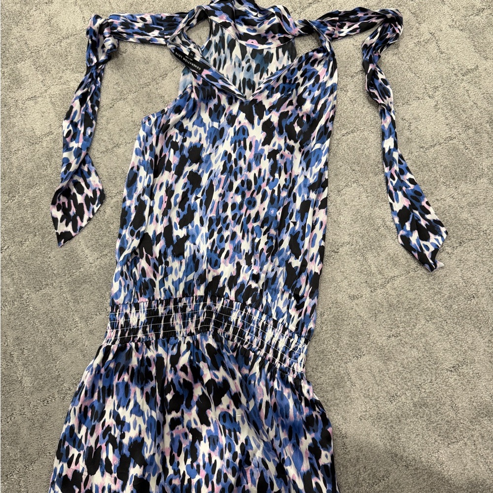 Generation Love Blue and Pink Patterned Dress - image 3